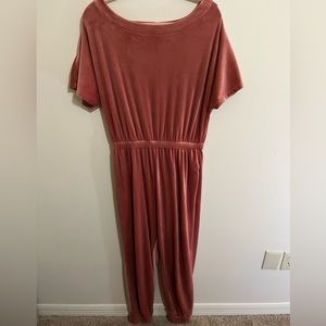 Velvet Pink Jumpsuit